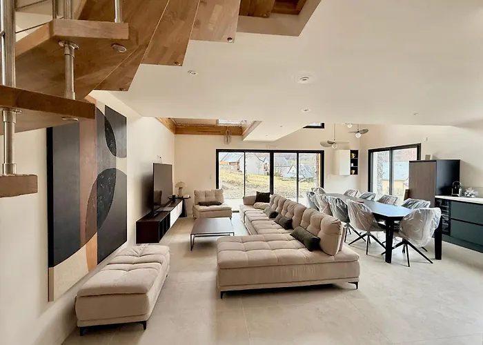 別荘 Magnifique Maison 10 Personnes A ルダンヴィエル